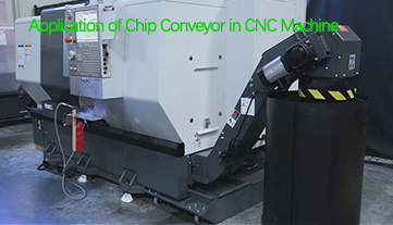 Ứng dụng băng tải chip trong máy CNC